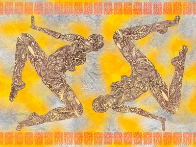 Tianna alien beings conscience fashion magic pattern yellow