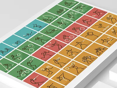 Pictos olympic olympic games pictograms sports