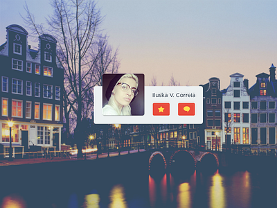 Profile app avatar flat glyph info landscape mobile photo profile ui user interface