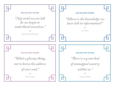 Four, oh four. caslon design greek key typography ux web