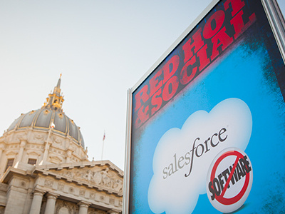 Sponsor Graphics dreamforce gala environmental graphics