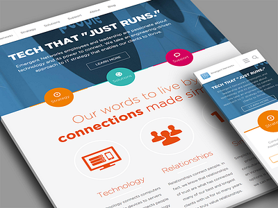 Emergent Responsive Design home homepage responsive web design website