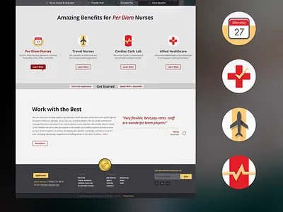 Icons calendar health hospital icons medical nurse redesign site web website