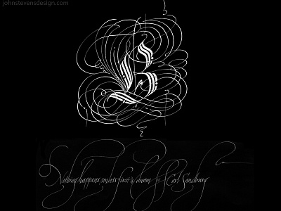 Calligraphy Exercise calligraphy flourish pen