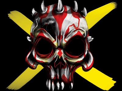 Dead Maul darth maul dead fan art illustration pahito paint photoshop rosario star wars