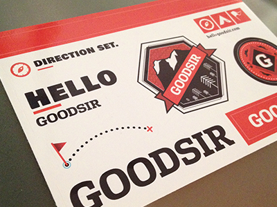 GOODSIR Stickers illustration logos stickers