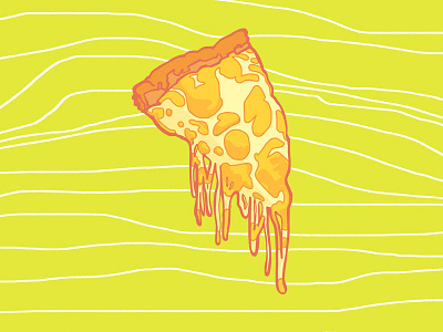 Cheesy Pizza cheese illustration pizza