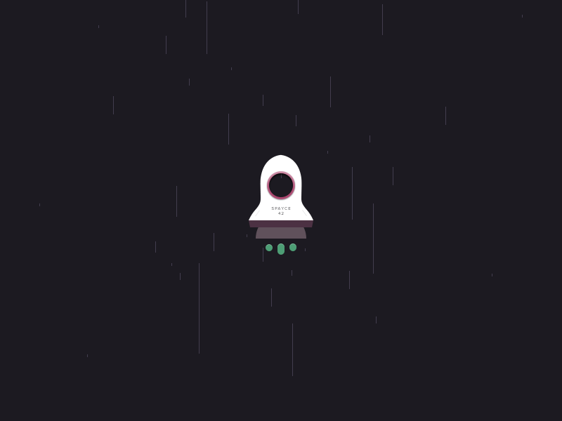 Spayce gif rocket space space ship stars