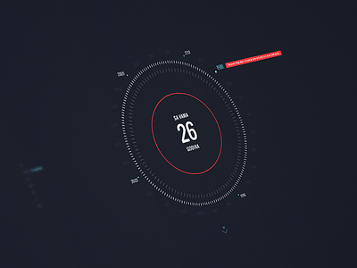 Wrk in progress app circle color dark neon numbers timeline web