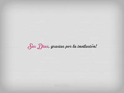 Hello Dribbble! invite thanks