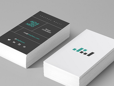 Business Cards - Self-Branding business cards creative identity layout lettering logo typography