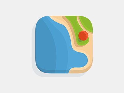 Map icon ios map