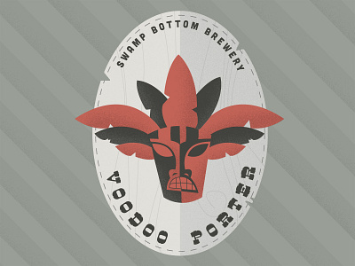 Swamp Bottom Brewery beer illustration label tiki voodoo