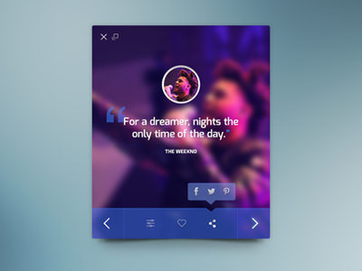 Quotes app Concept app concept inspiration ui ux widget