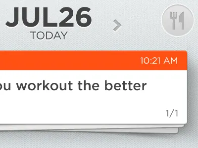 Jawbone UP insight cards detail interaction jawbone up ux visual design