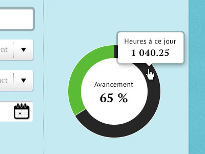 User interface for a web applicaion big font colorful flat intranet modules rollover ui user interface web application webapp