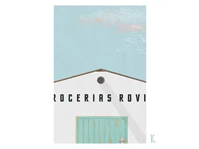 Places - Almussafes almussafes illustration longshadow places valencia