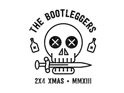 Bootleggers bootlegger knife skull whiskey