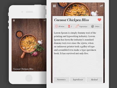 iPhone App app food app hunter gatherer iphone iphone app recipe app