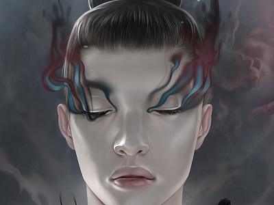 Maisto Giovanni Nero Ukiyo character digital illustration painting