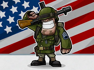 "SIR, YES SIR!" angry avatar call of victory character game art smile war ww2