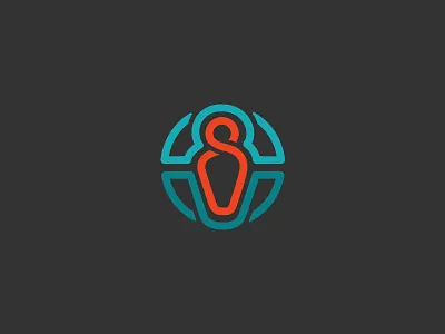 Carseat Logo baby icon logo mark