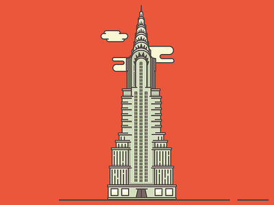 Chrysler building chrysler building illustration manhattan new york skyscraper