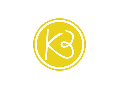 KB logo heart logo yellow