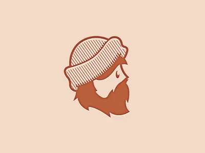 Beard Character badass beard face hairy hat icons lumberjack outdoors rough sailor