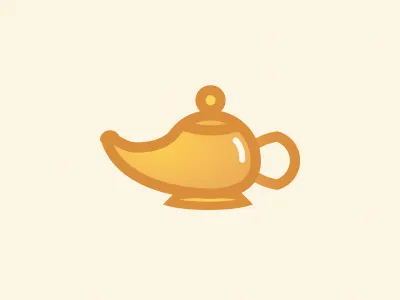 Genie Lamp genie genie lamp illustration lamp magic