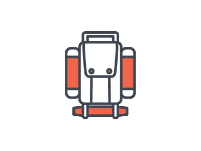 Backpack backpack camping icon pictogram simple