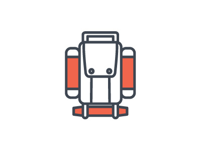 Backpack backpack camping icon pictogram simple