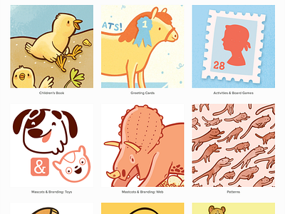 New Site! illustration portfolio squarespace