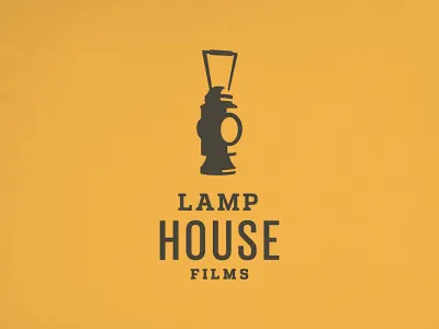 Lamp House Films Logo branding film icon identity illustration logo