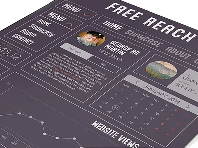 Free reach ui kit free ilepixeli kit psd psddd ui