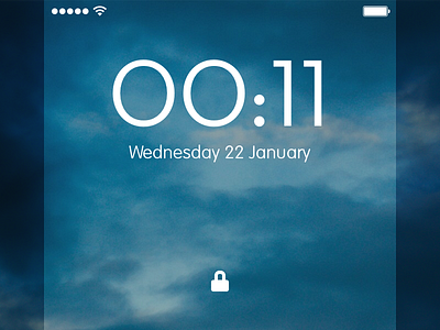 Minuet 7 ios7 iphone lockscreen minuet theme