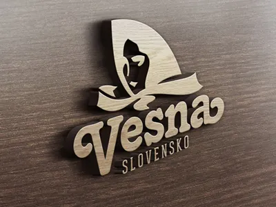 Vesna illustrator logo slovakia slovensko vesna