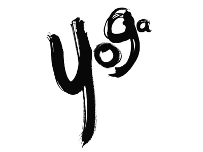 Yoga a g hand lettering lettering o type typography y yoga