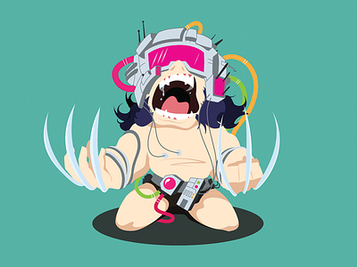 Weapon X cartoon claws comics illustration logan marvel snikt weapon x wolverine xmen
