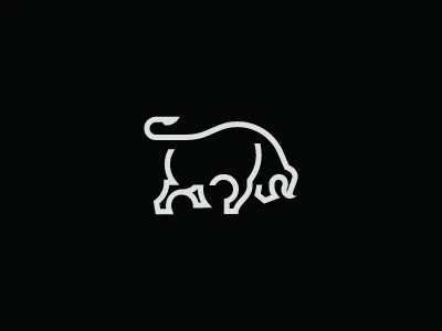 Bull bull icon illustration logo