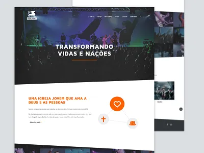 Adonai church icons landing page website