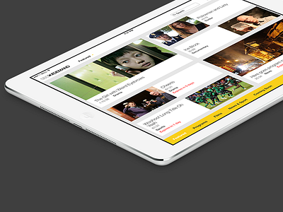 SBS onDemand browsing companion design ipad tv video