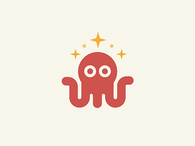 Magic Squid icon logo pictogram squid