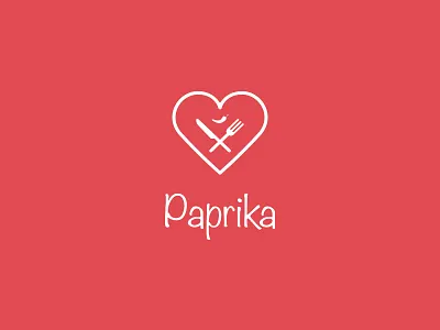 Paprika branding cook food identity logo paprika