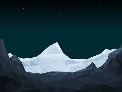 Low Poly landscape 3d illustration illustrator landscape low poly lowpoly polygon