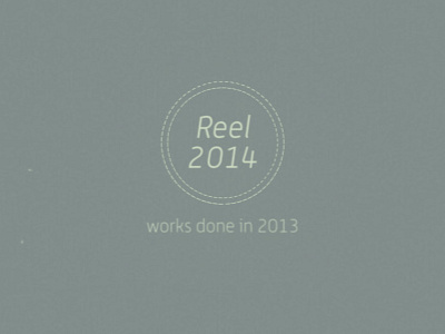 Reel 2014 graphic motion reel