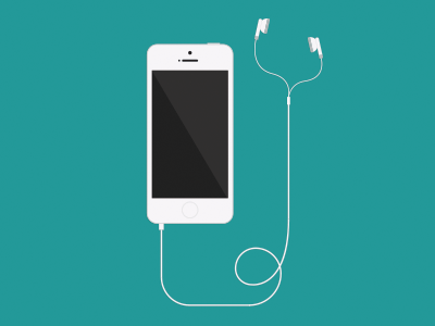Just an iPhone :) headphones iphone mobile