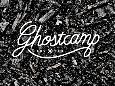 Ashes ashes band brand branding camp fire ghost icons identity logo musician