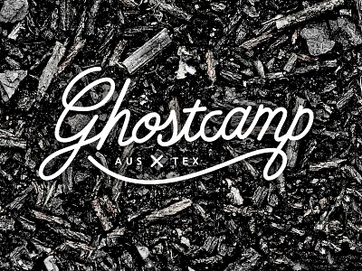 Ashes ashes band brand branding camp fire ghost icons identity logo musician