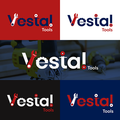 VESTAL TOOLS businesslogo design graphicdesign illustration logo tools vestaltools